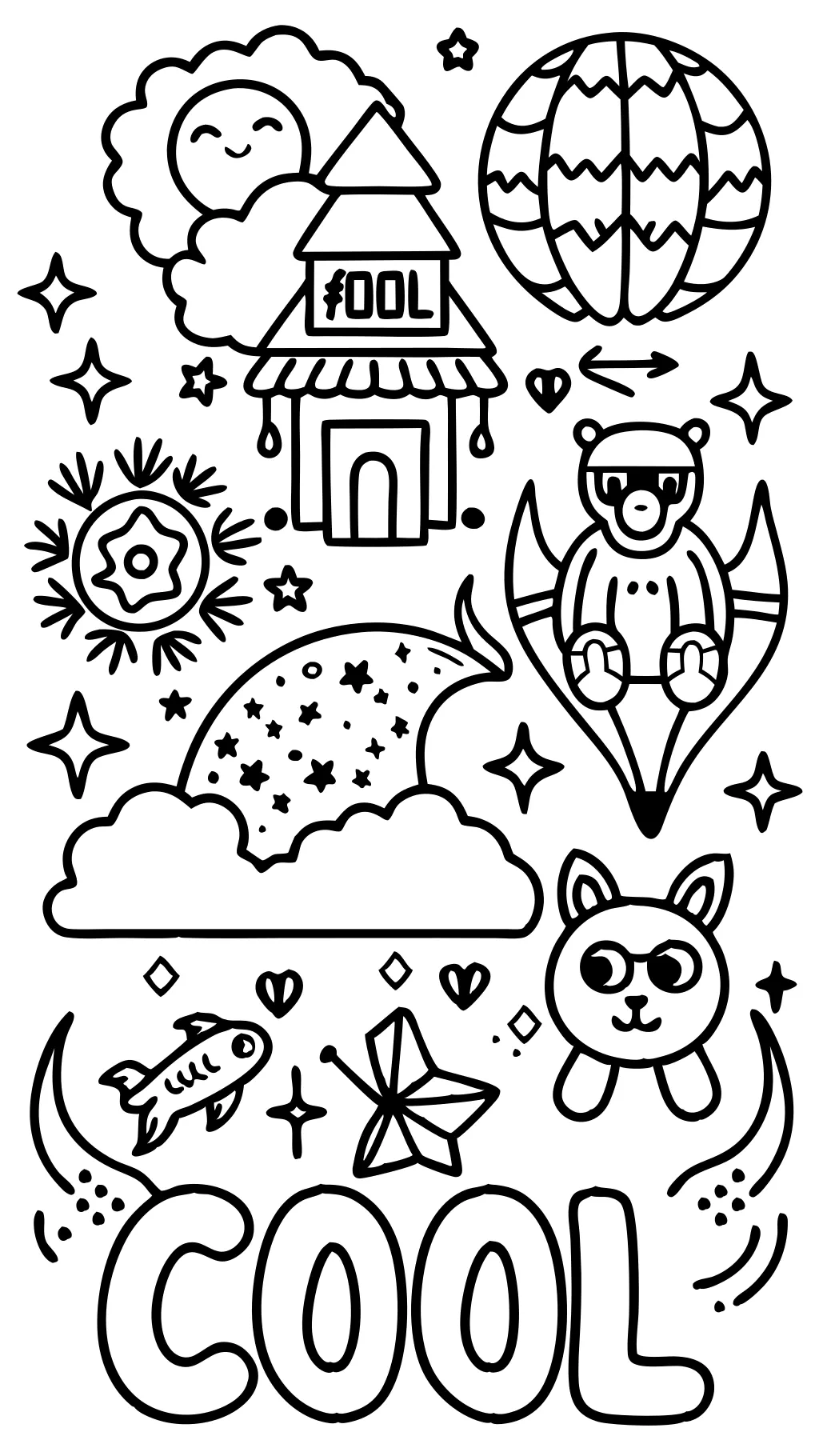 really cool coloring pages